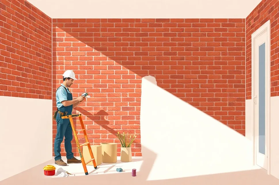 Intérieur rénové après travaux de peinture à Saint-Lys