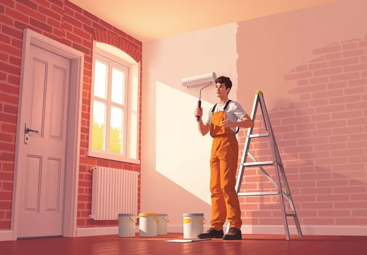Peintre Saint-Lys 31470 en intervention sur un chantier