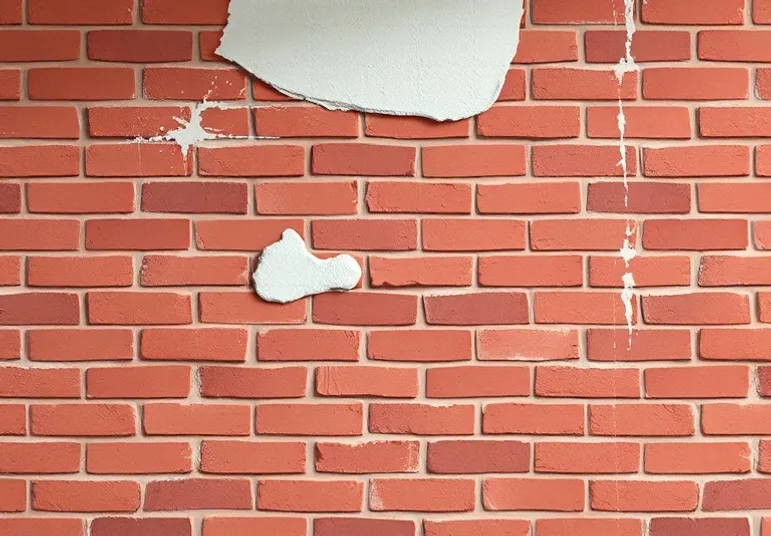 Ponçage et rebouchage des fissures avant mise en peinture